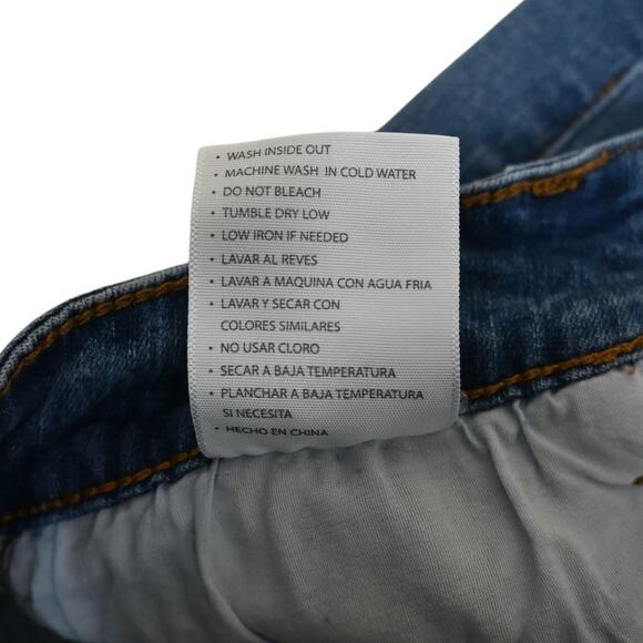 KanCan Womens 5/26 Cuffed Distressed Denim Jean Shorts - Picture 10 of 10